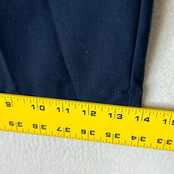 GAP Pants Women's Size 8 True Indigo Wide Leg Cropped Belted Tie Front Flowy - Picture 14 of 14